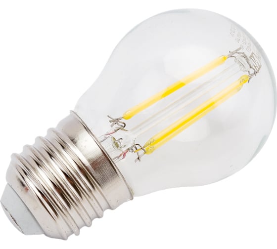 Светодиодная лампа IN HOME LED-ШАР-deco 7Вт 230В Е27 4000К 630Лм прозрачная 4690612016337