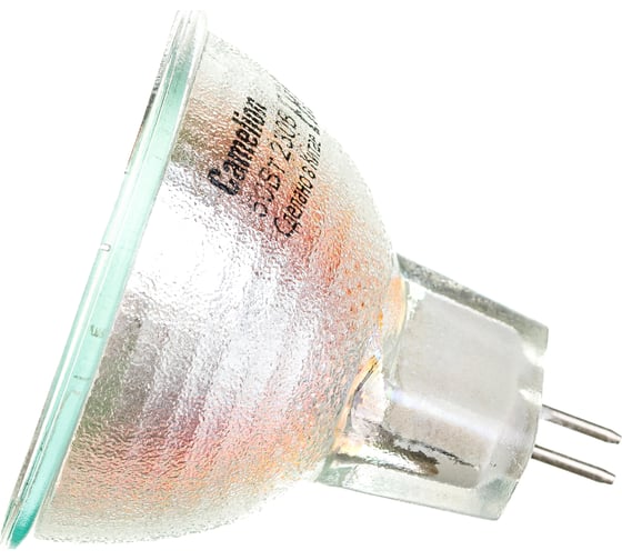 Галогенная лампа с защитным стеклом Camelion JCDR 50W 220V 50mm 1953