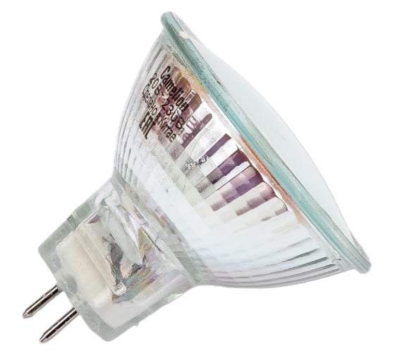 Галогенная лампа с защитным стеклом Camelion JCDR 20W 220V 50mm 6138
