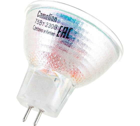 Галогенная лампа с защитным стеклом Camelion JCDR 75W 220V 50mm 1954