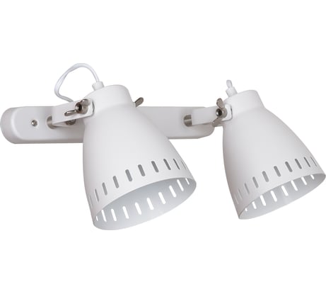 Настенный светильник Camelion WML-428-2 С01 белый New York 40Вт металл 13064