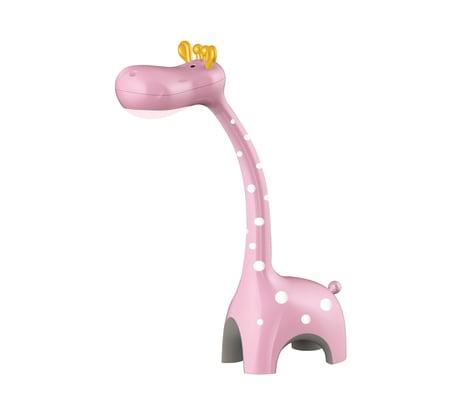 Настольный светильник Camelion KD-850 C14 розов.LED, Жираф, 230В, 3 ур.ярк ночник 13302