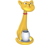 Настольный светильник Camelion KD-853 C07 желтый, LED, Кот, 230В, 3 ур.ярк ночник 13309