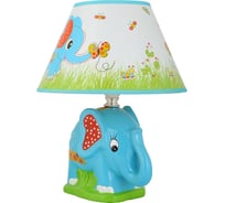 Настольный светильник Camelion KD-553 C13 голубой Слоник, декоративный, 40W, E14 12774