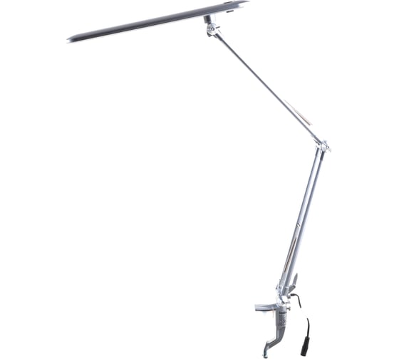 Настольный светильник Camelion KD-785 C03 серебро, LED, на струбцине 230В 12109