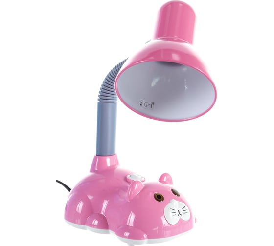 Настольный светильник Camelion KD-385 C14 розовый 230В E27 12616
