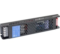 Интерьерный блок питания ELF 24В, 400Вт, плоский металлический перфорированный корпус (черный) ELF-24400BEslim-JH