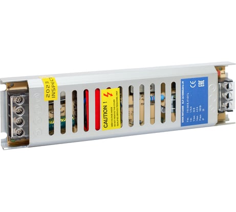 Интерьерный блок питания ELF 24В, 100Вт, ультратонкий металлический перфорированный корпус ELF-24100BEultra-JH