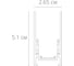 Магнитный шинопровод ARTE LAMP linea-accessories A460306 3