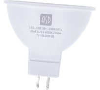 Светодиодная лампа ASD LED-JCDR-standard 3Вт 230В GU5.3 4000К 270Лм 4690612001418
