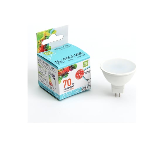 Светодиодная лампа ASD LED-JCDR-standard 7.5Вт 230В GU5.3 3000К 675Лм 4690612002286