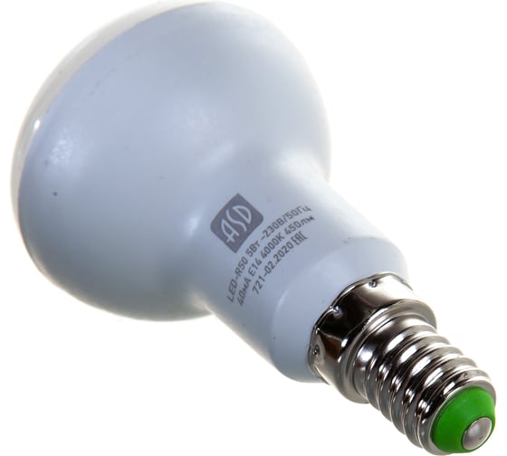 Светодиодная лампа ASD LED-R50-standard 5Вт 230В Е14 4000К 450Лм 4690612001517