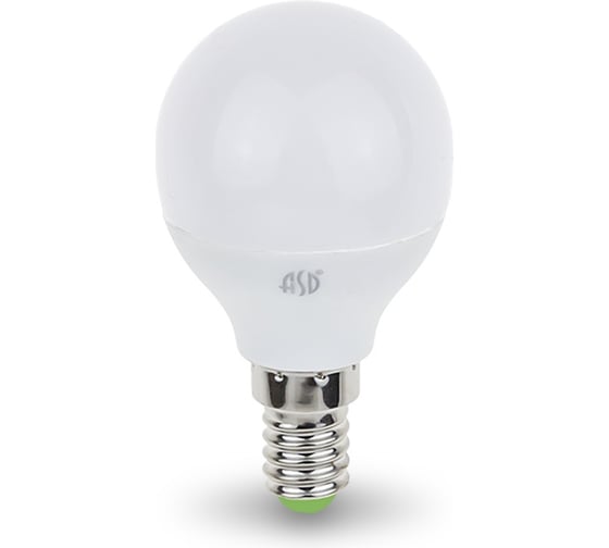 Светодиодная лампа ASD LED-ШАР-standard 5Вт 230В Е14 4000К 450Лм 4690612002149 1