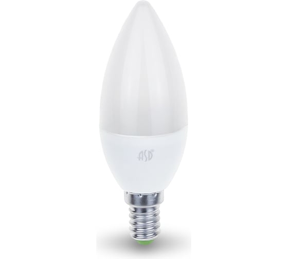 Светодиодная лампа ASD LED-СВЕЧА-standard 5Вт 230В Е14 4000К 450Лм 4690612002224