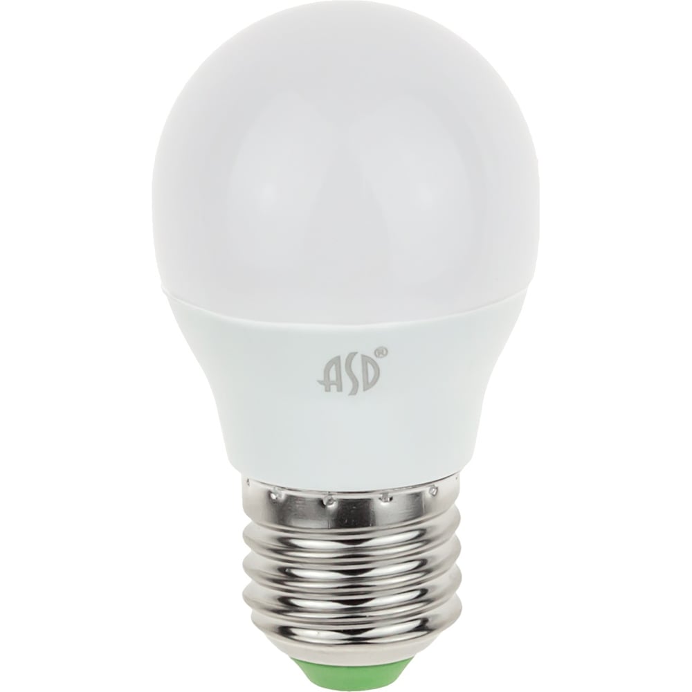 Светодиодная лампа ASD LED-ШАР-standard 3.5Вт 230В Е27 4000К 320Лм ...