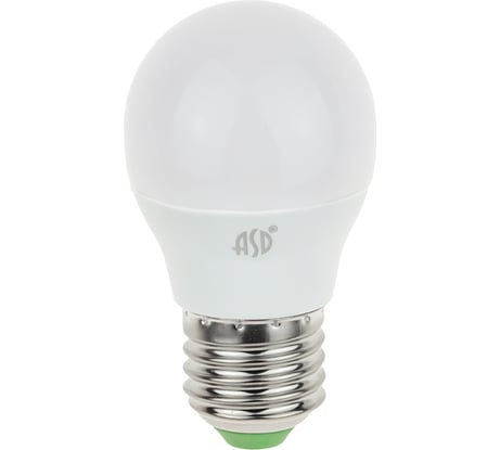 Светодиодная лампа ASD LED-ШАР-standard 3.5Вт 230В Е27 4000К 320Лм 4690612002040