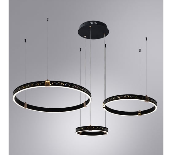 Подвесная люстра ARTE LAMP shine A2222SP-3BK
