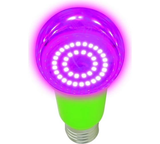 Светодиодная лампа Uniel для растений led-a60-15w/spsb/e27/cl plp30wh UL-00010107