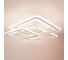 Светодиодная диммируемая люстра GLANZEN LED-0090-SQUARE-white с пультом управления КА-00008943 1
