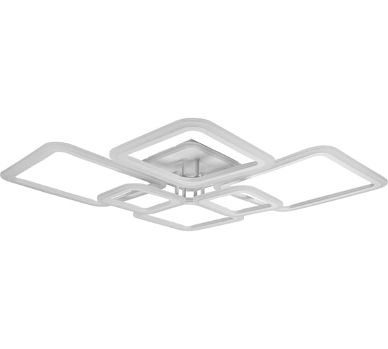 Светодиодная диммируемая люстра GLANZEN LED-0120-SQUARE-white с пультом управления КА-00008942