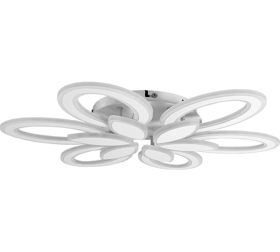 Светодиодная диммируемая люстра GLANZEN LED-0120-CAMELIA-white с пультом управления КА-00008935
