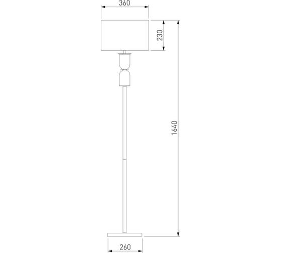Напольный светильник Eurosvet 01154/1 никель a063871