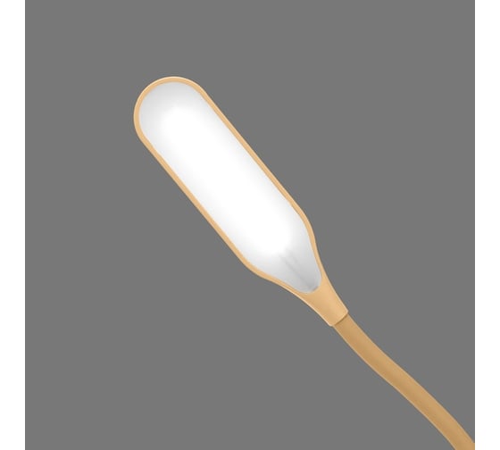 Настольный светильник REXANT Click 4Вт, LED, 4000К, диммируемый 3 ступени, заряжаемый, на прищепке, кремовый 609-037