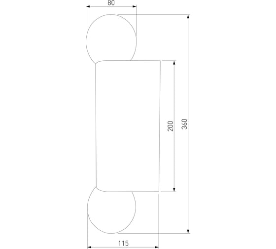 Настенный светодиодный светильник Elektrostandard lily ip54 mrl 1029 белый a064602