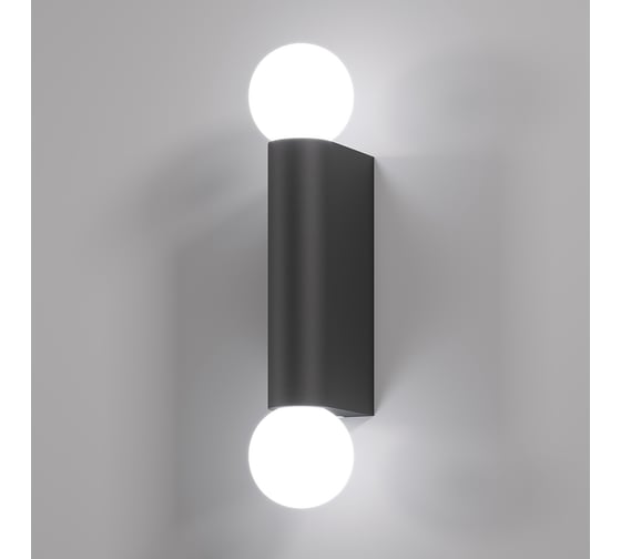 Настенный светодиодный светильник Elektrostandard lily ip54 mrl 1029 черный a064601