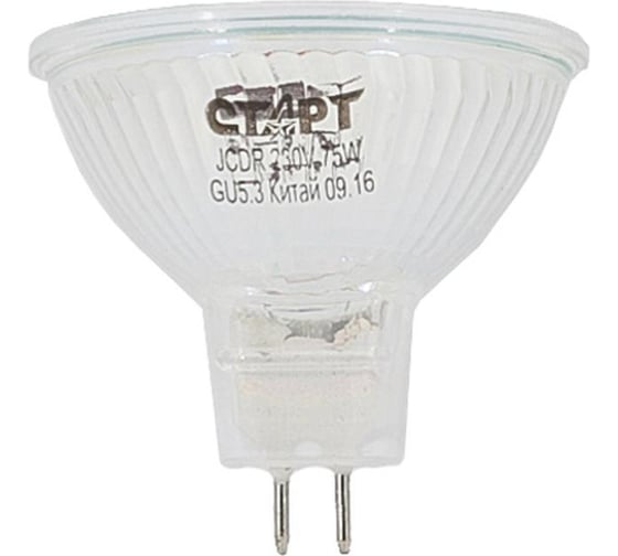 Галогенная лампа СТАРТ софитного типа jcdr цоколь gu5.3 220v 75w 06131