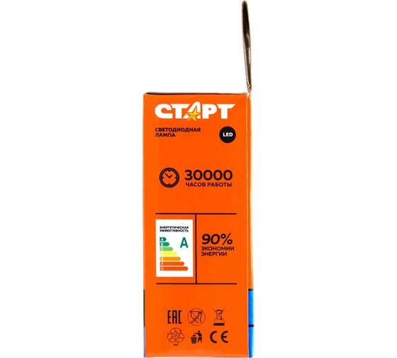 Светодиодная лампа СТАРТ eco led цоколь gx53 10w холодного белого свечения 19015