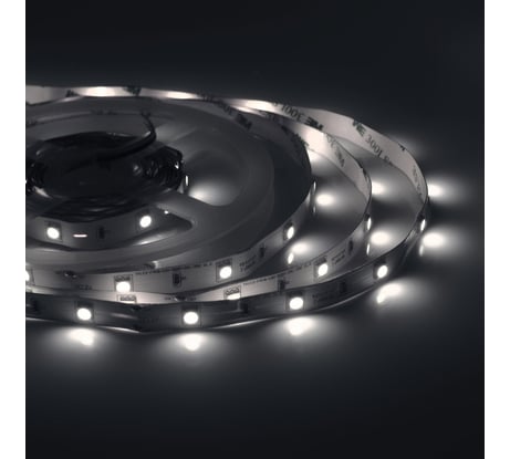 Комплект светодиодной ленты Apeyron 12В, smd 5050, 30 д/м, IP20, 5 м, холодный белый 10-40