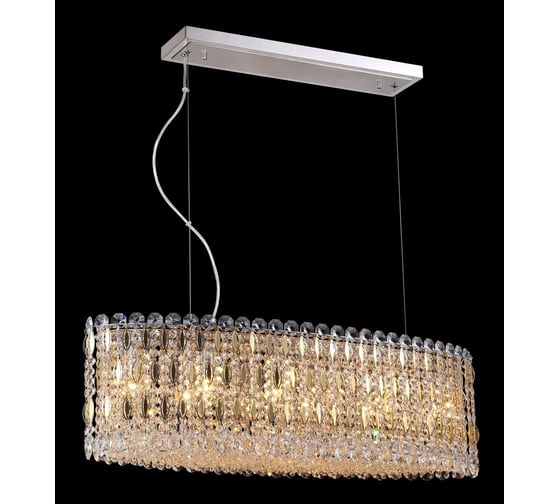 Подвесной светильник Crystal lux Lirica SP10 L900 Chrome/Gold-Transparent