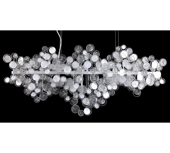 Подвесной светильник Crystal lux Deseo SP15 L1400 Silver