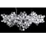 Подвесной светильник Crystal lux Deseo SP15 L1400 Silver 2