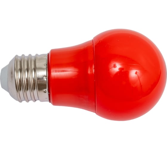 Светодиодная цветная лампа HOROZ ELECTRIC SPECTRA 3W Красный E27 175-250V 001-017-0003 HRZ00000010