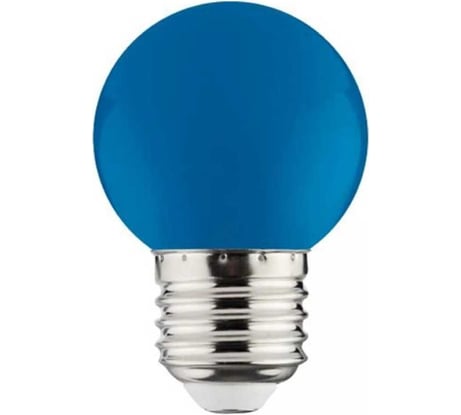 Светодиодная цветная лампа HOROZ ELECTRIC RAINBOW 1W Синий E27 220-240V 001-017-0001 HRZ00002311
