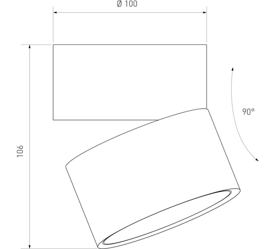 Накладной светодиодный светильник Elektrostandard dlr031 15w 3000k белый матовый a063936