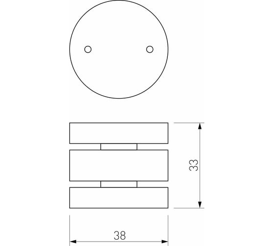 Круглый шарнирный коннектор Elektrostandard Slim magnetic для накладного шинопровода (чёрный) a063966