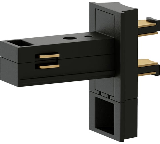 Соединитель для круглого шарнирного коннектора Elektrostandard Slim magnetic (чёрный) a063967