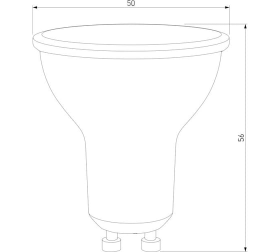 Светодиодная диммируемая лампа dimmable 7w 4200k gu10 Elektrostandard a063767