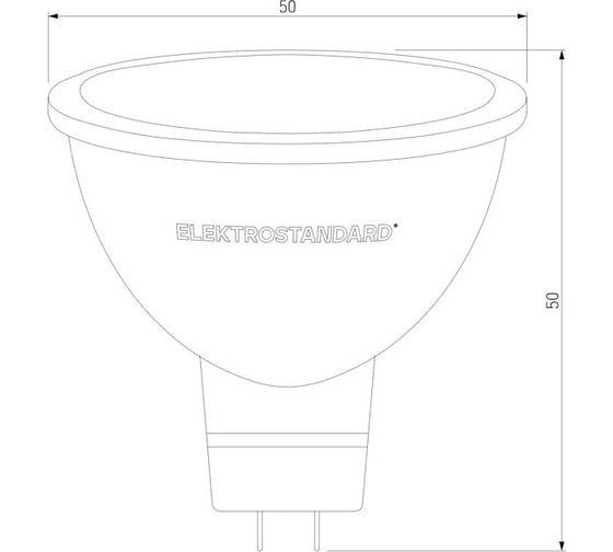 Светодиодная диммируемая лампа dimmable 7w 4200k gu5.3 Elektrostandard a063768