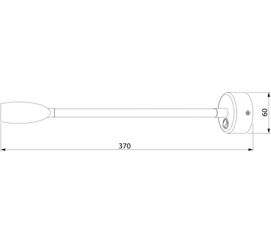 Настенный светодиодный светильник Elektrostandard band led mrl белый a058436