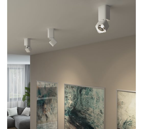 Потолочный светодиодный светильник Elektrostandard 25043/led 10w 4000k белый a063681