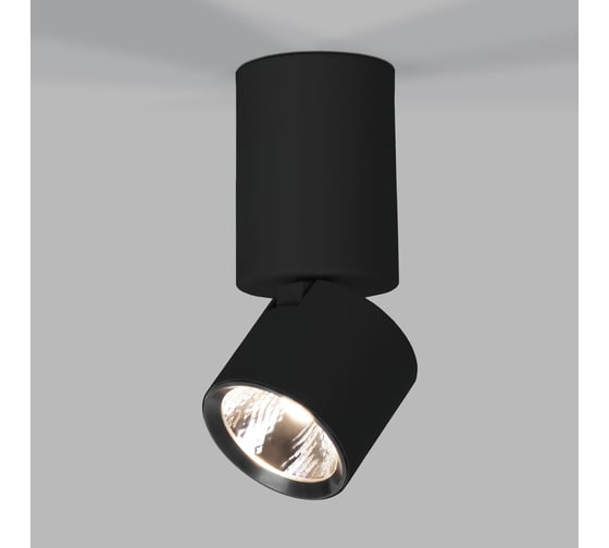 Потолочный светодиодный светильник Elektrostandard 25042/led 10w 4000k чёрный a063680