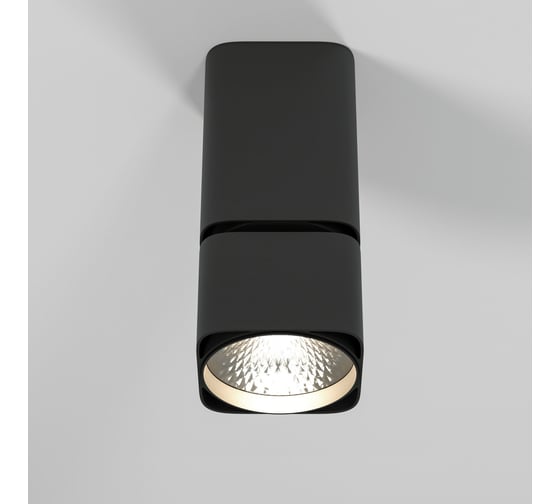 Потолочный светодиодный светильник Elektrostandard 25043/led 10w 4000k чёрный a063682