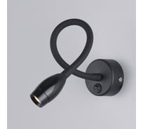 Настенный светодиодный светильник Elektrostandard band led 3000к mrl черный a063706