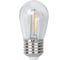 Светодиодная лампа Jazzway филаментная PLED-ECO-S14 1Вт 2700К теплый белый CLEAR E27 для Белт-лайт прозрачная 5040625 2