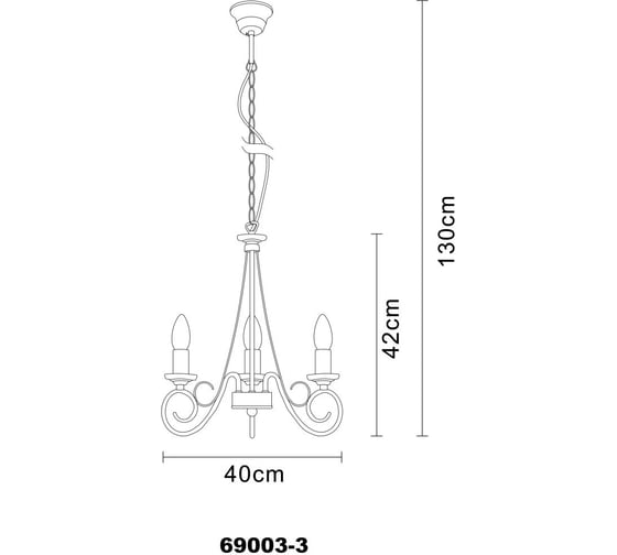 Подвесная люстра GLOBO LIGHTING truncatus globo 69003-3