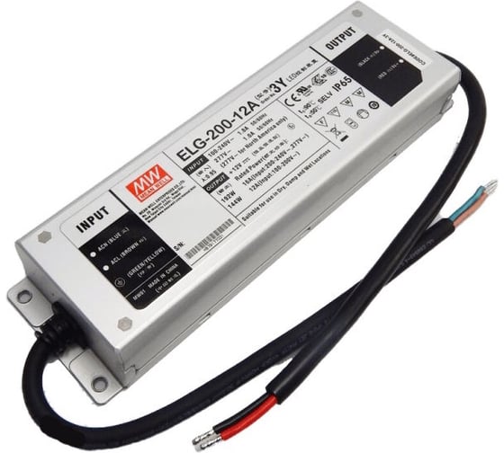 LED-драйвер Mean Well ELG-200-12DA-3YAC-DC Т02614266 1